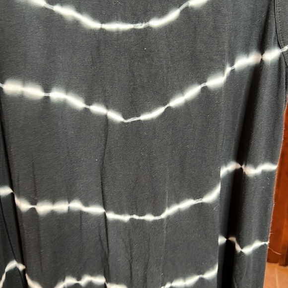 T&S by Thread & Supply Ladies Tie Dye Sleeveless Black White Size Large - Picture 6 of 10